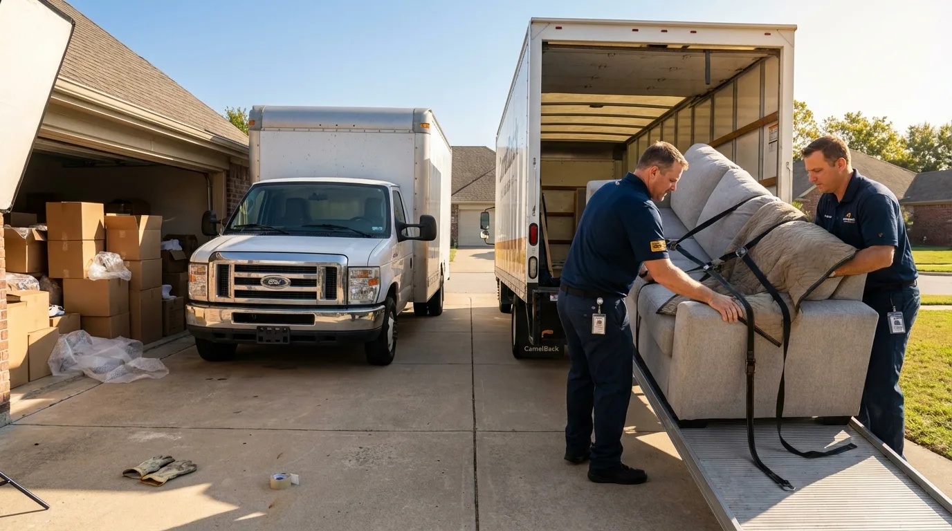 DIY truck vs professional crew comparison in Holloman Air Force Base