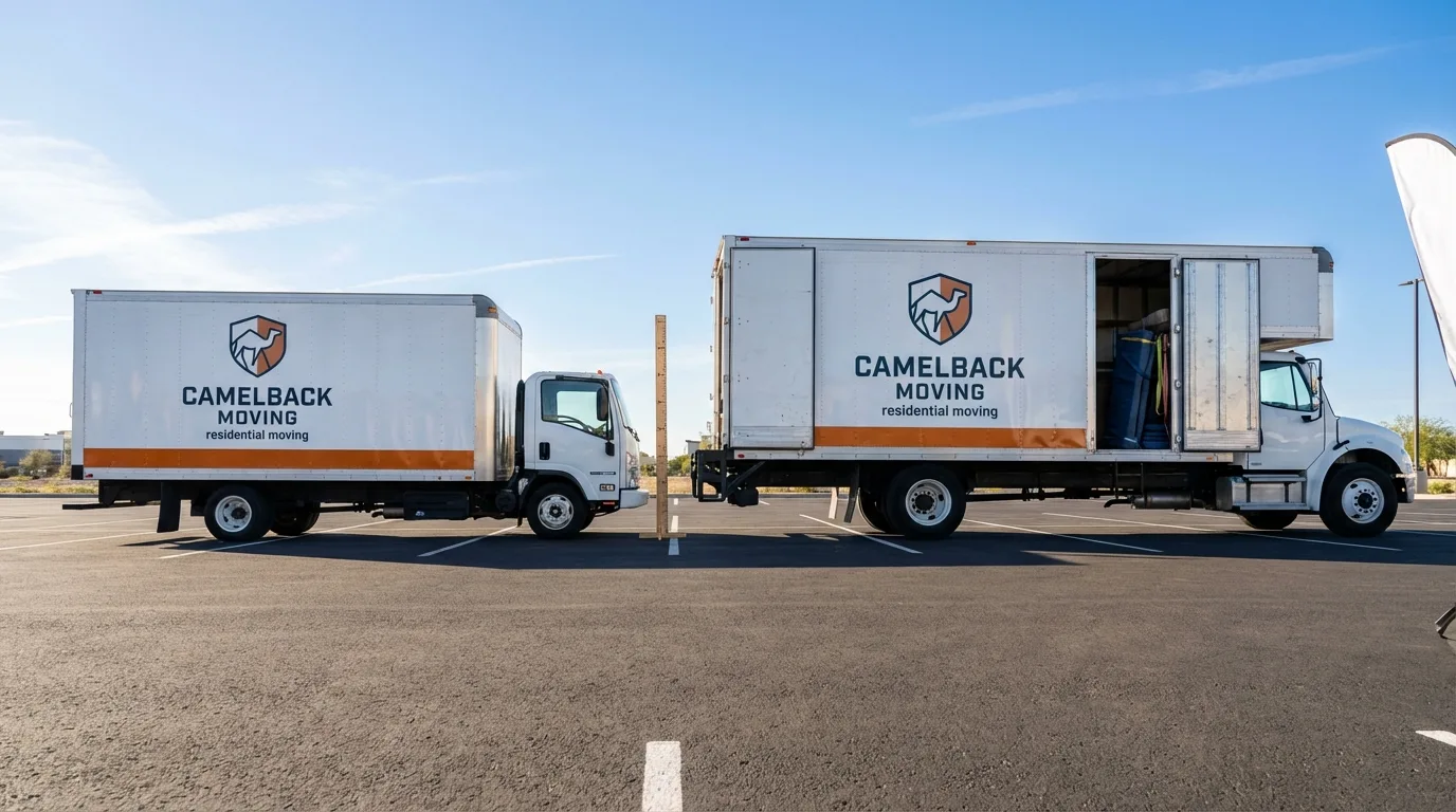 Moving truck size capacity guide in Holloman Air Force Base